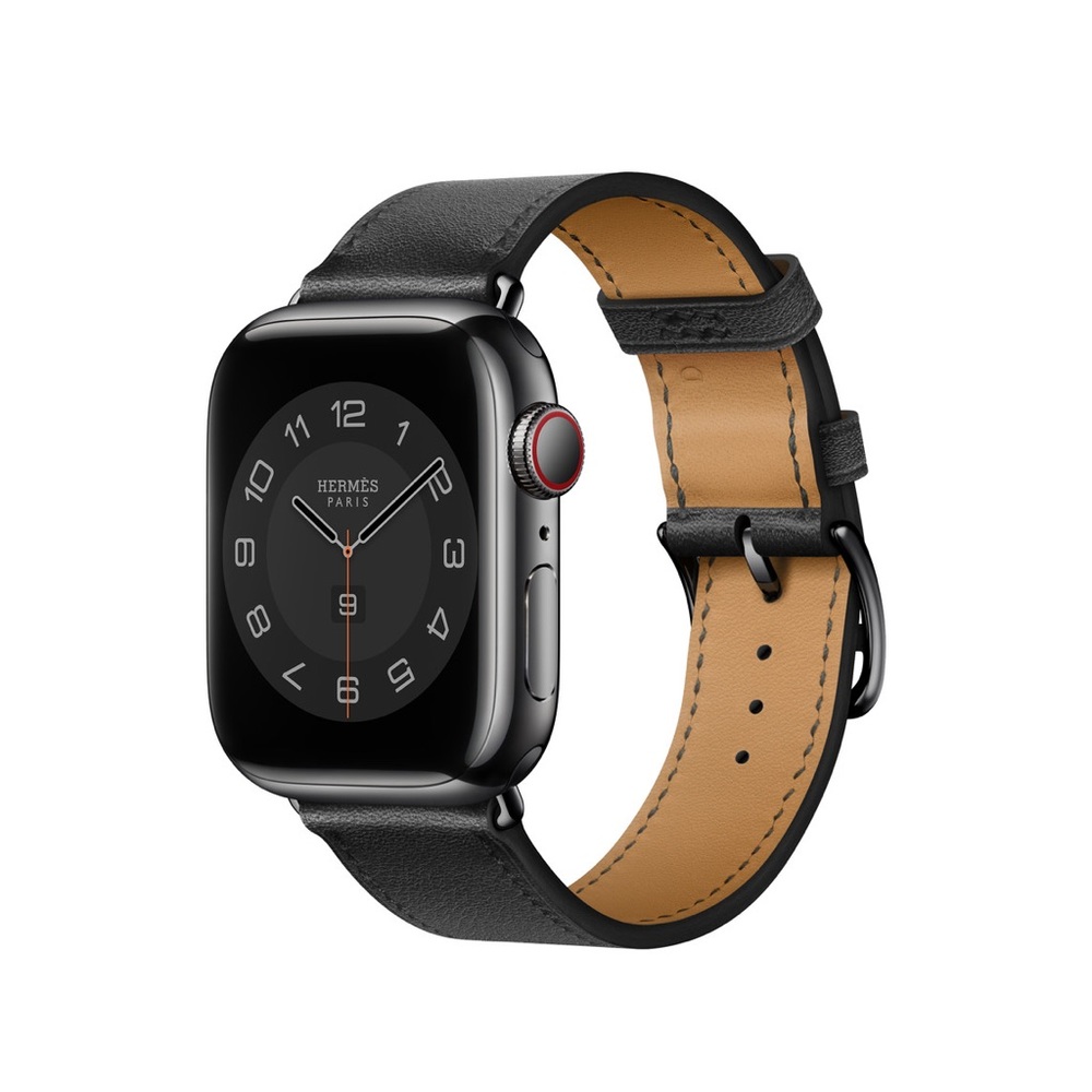 Apple Watch Hermes Noir Swift Leather
Single Tour Band